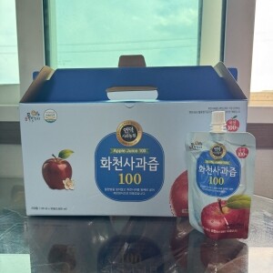 강원도 화천 언덕농원 사과즙120ml(스파우트형식)30개/50개/100개
